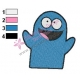 Happy Bloo Fosters Home for Imaginary Friends Embroidery Design